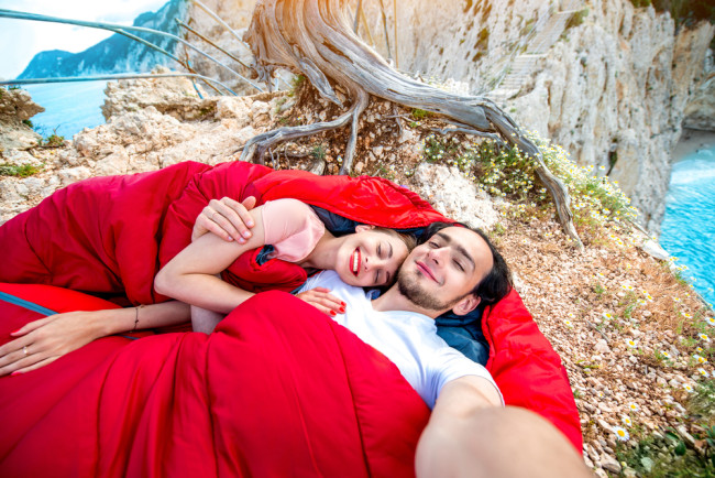 Túi ngủ cho 2 người chống nước siêu ấm 
