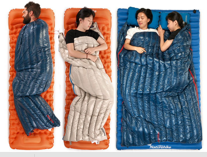 Túi ngủ lông vũ naturehike cao cấp