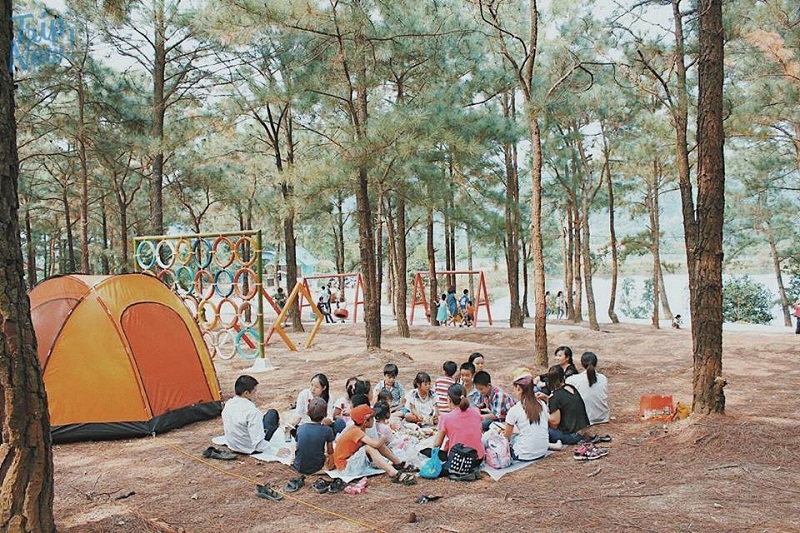 cắm trại dành cho người bận rộn
