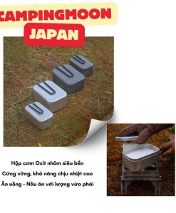 Hộp cơm Oxit nhôm siêu bền Campingmoon S-1609/S2013/H1609/H2013