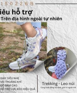 Giày nữ leo núi - đi bộ đường dài Humtto 150226B