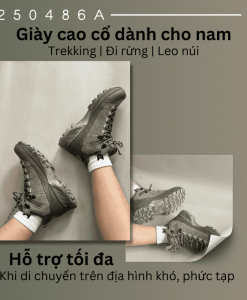 Giày nam leo núi cao cổ Humtto 250486A